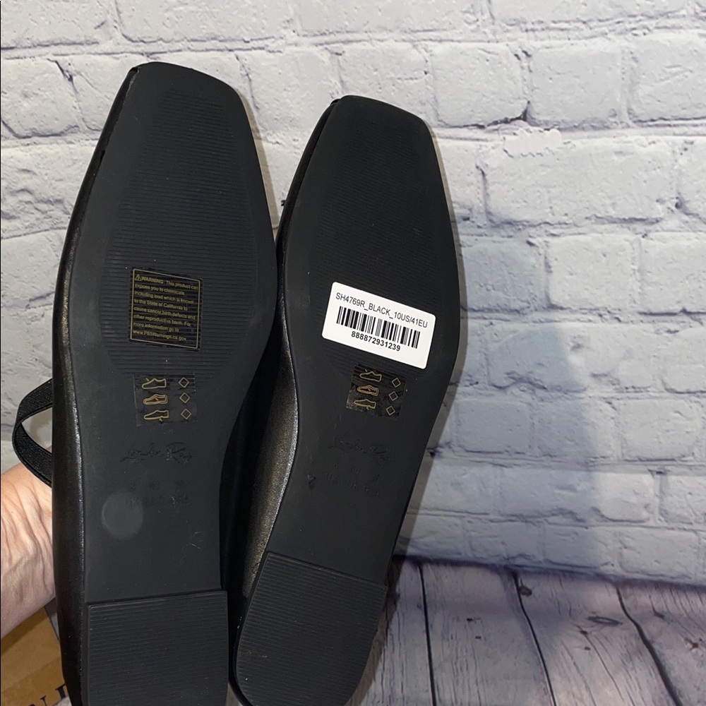 London Rag Women's Black Ballet style Loafers Size 10 - Picture 4 of 8